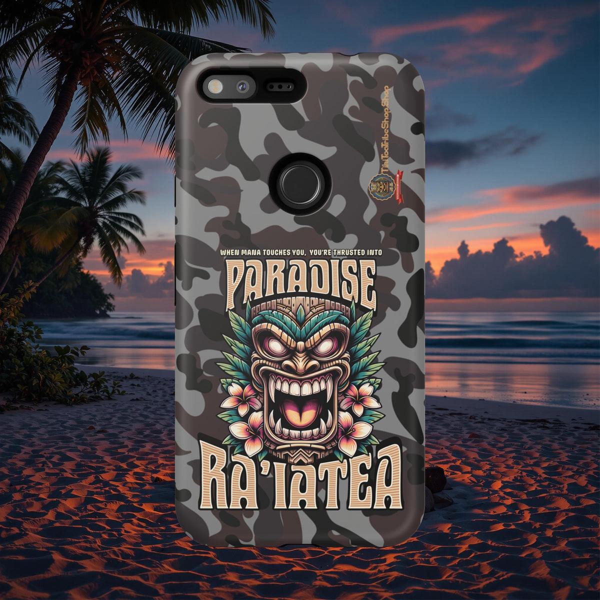 Ra’iatea – Coque Tiki Tribal de Protection Premium