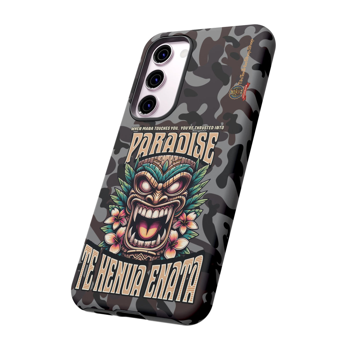 Te Henua Enata â Coque Antichoc Tiki Ancestral & Puissant