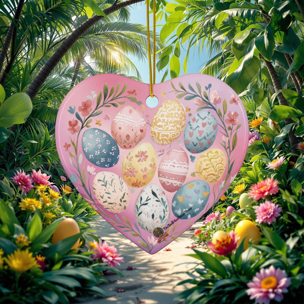 Ornements de Pâques en Céramique