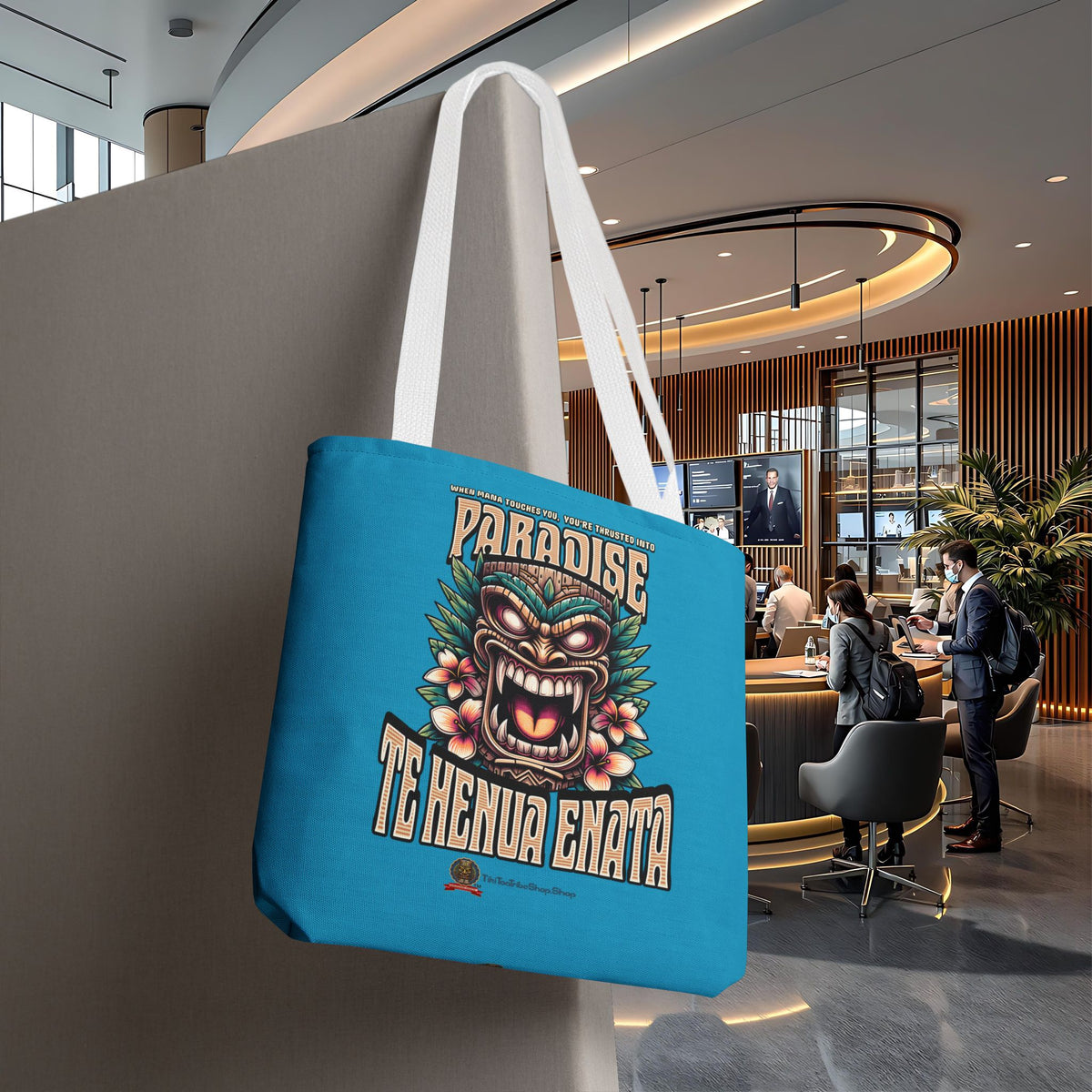 TE HENUA ENATA PARADISE Tote Bag