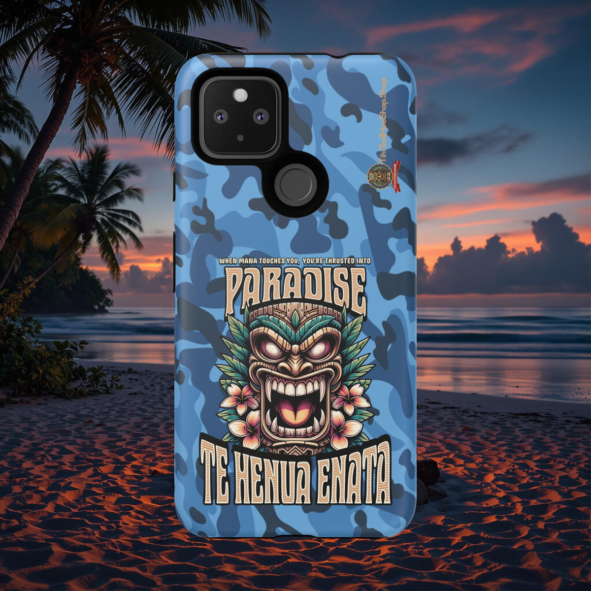 Te Henua Enata â Coque Antichoc Tiki Ancestral & Puissant