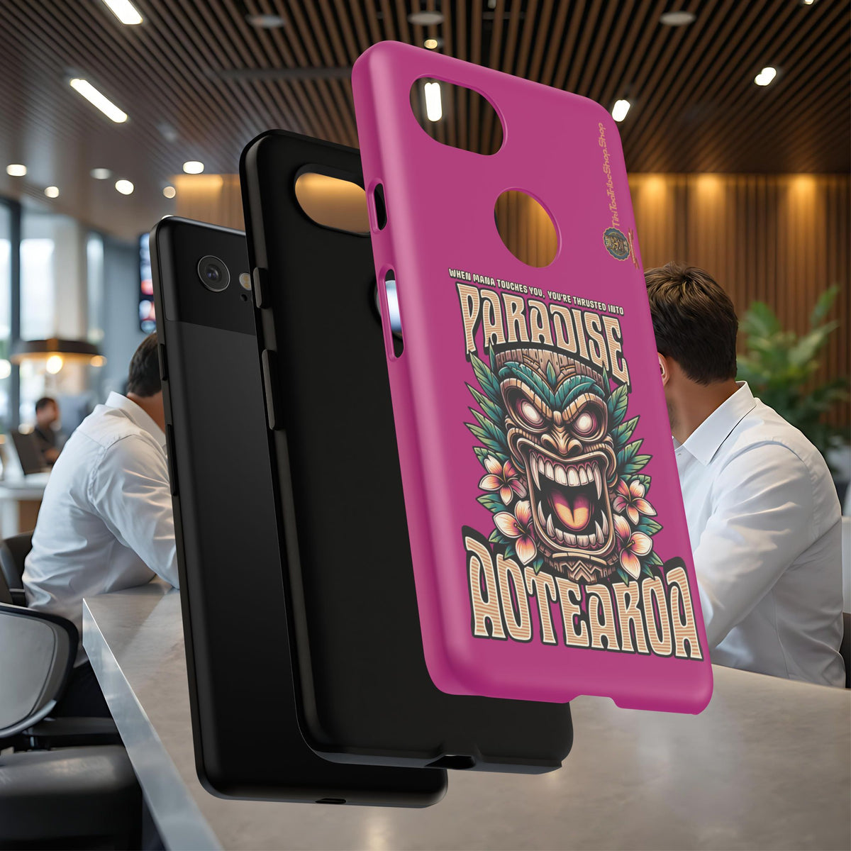 Aotearoa – Tiki Maori & Ancestral Mana Shockproof Case