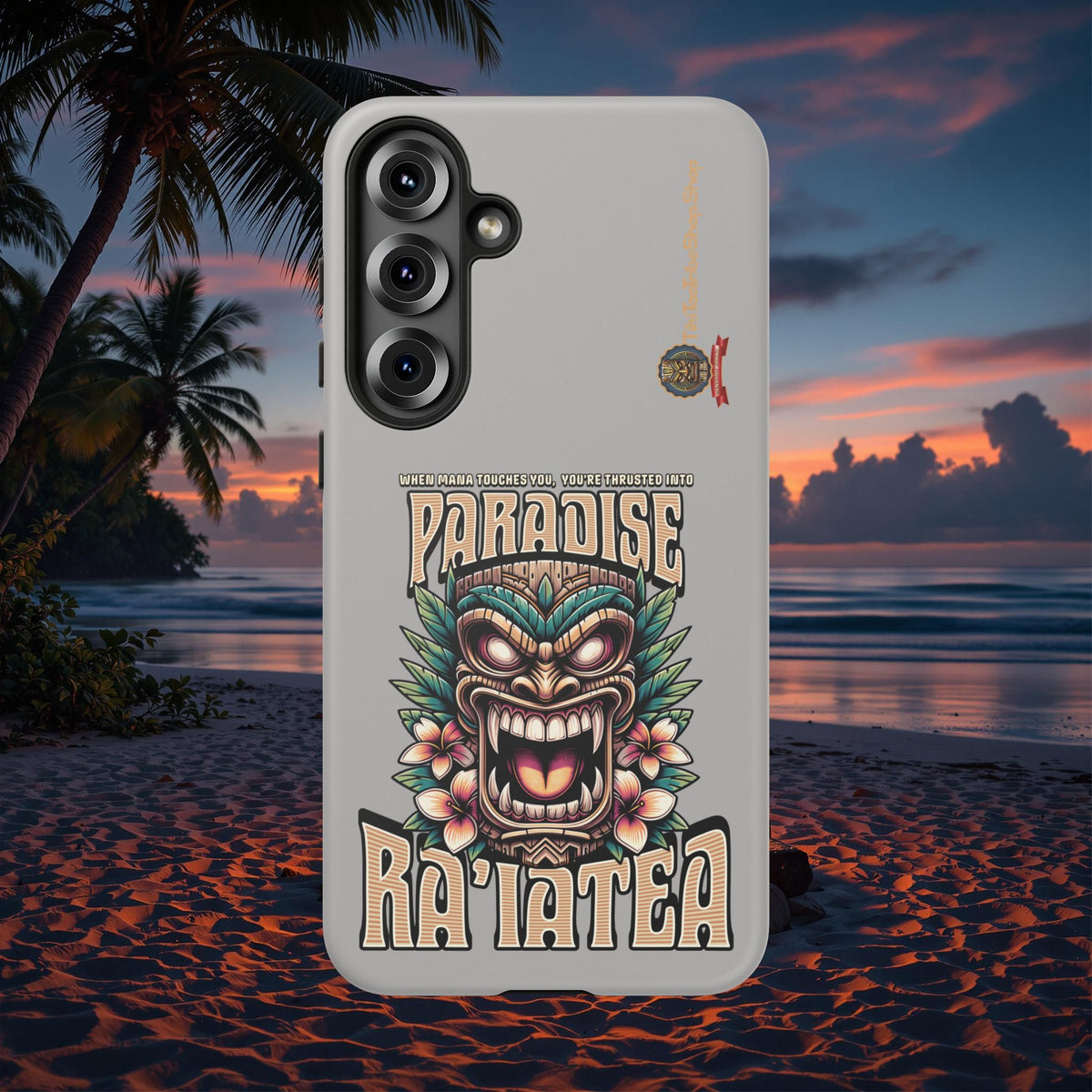 Ra’iatea – Coque Tiki Tribal de Protection Premium