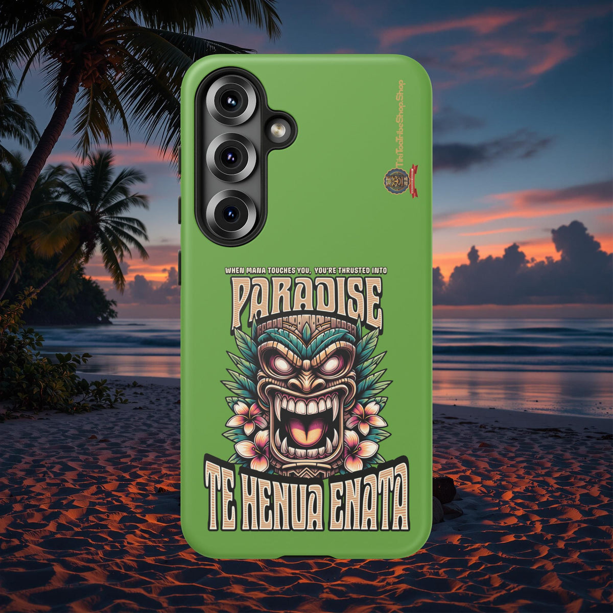 Te Henua Enata â Coque Antichoc Tiki Ancestral & Puissant