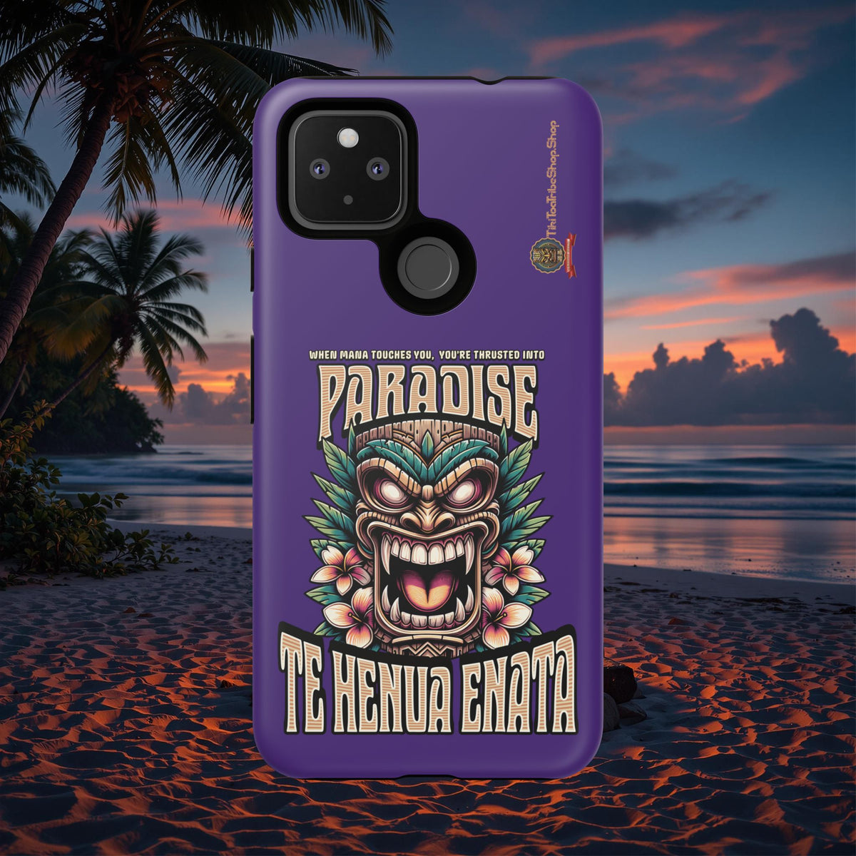 Te Henua Enata â Coque Antichoc Tiki Ancestral & Puissant