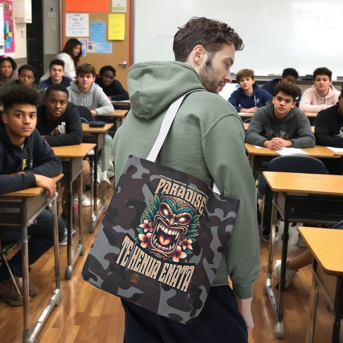 TE HENUA ENATA PARADISE Tote Bag