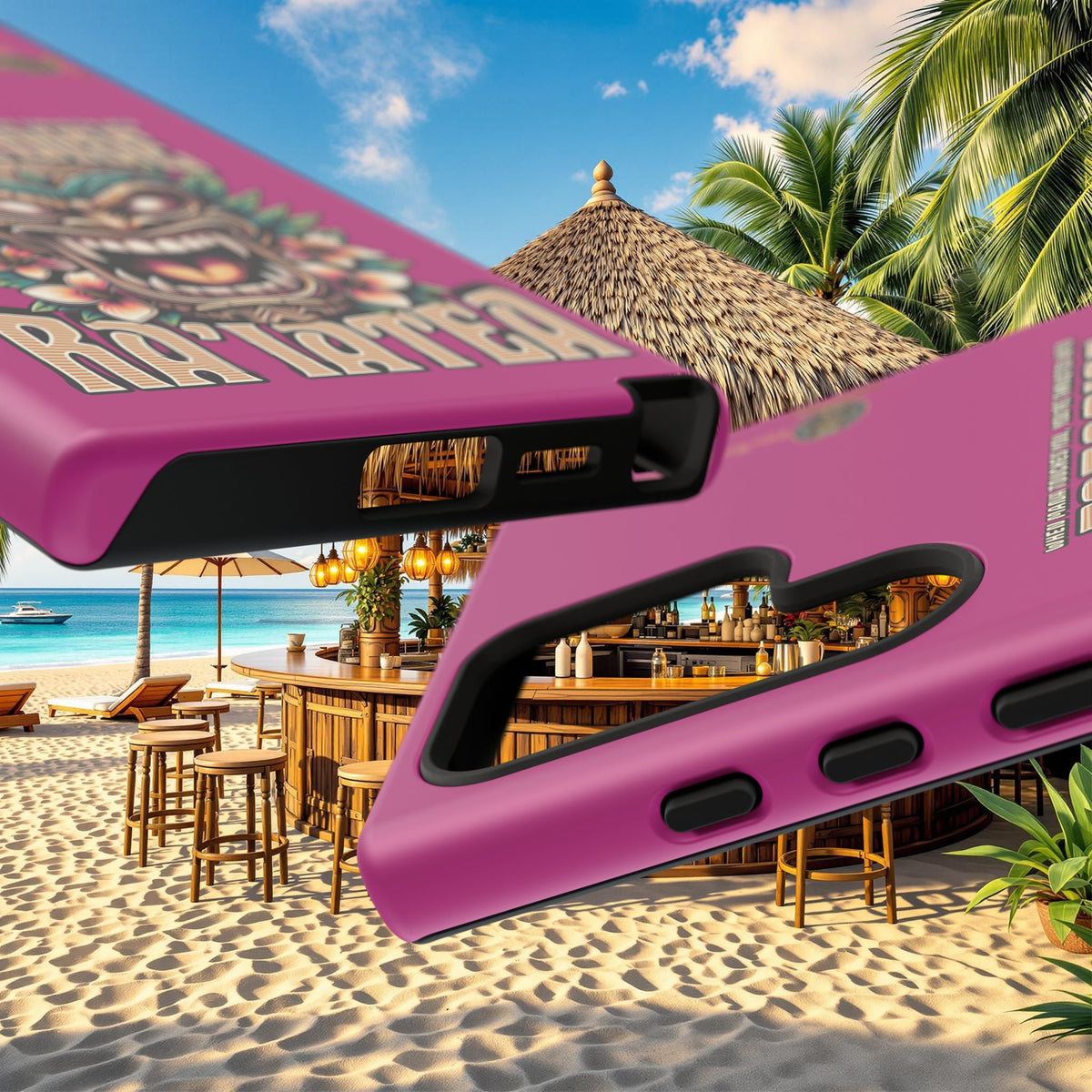 Ra’iatea – Coque Tiki Tribal de Protection Premium