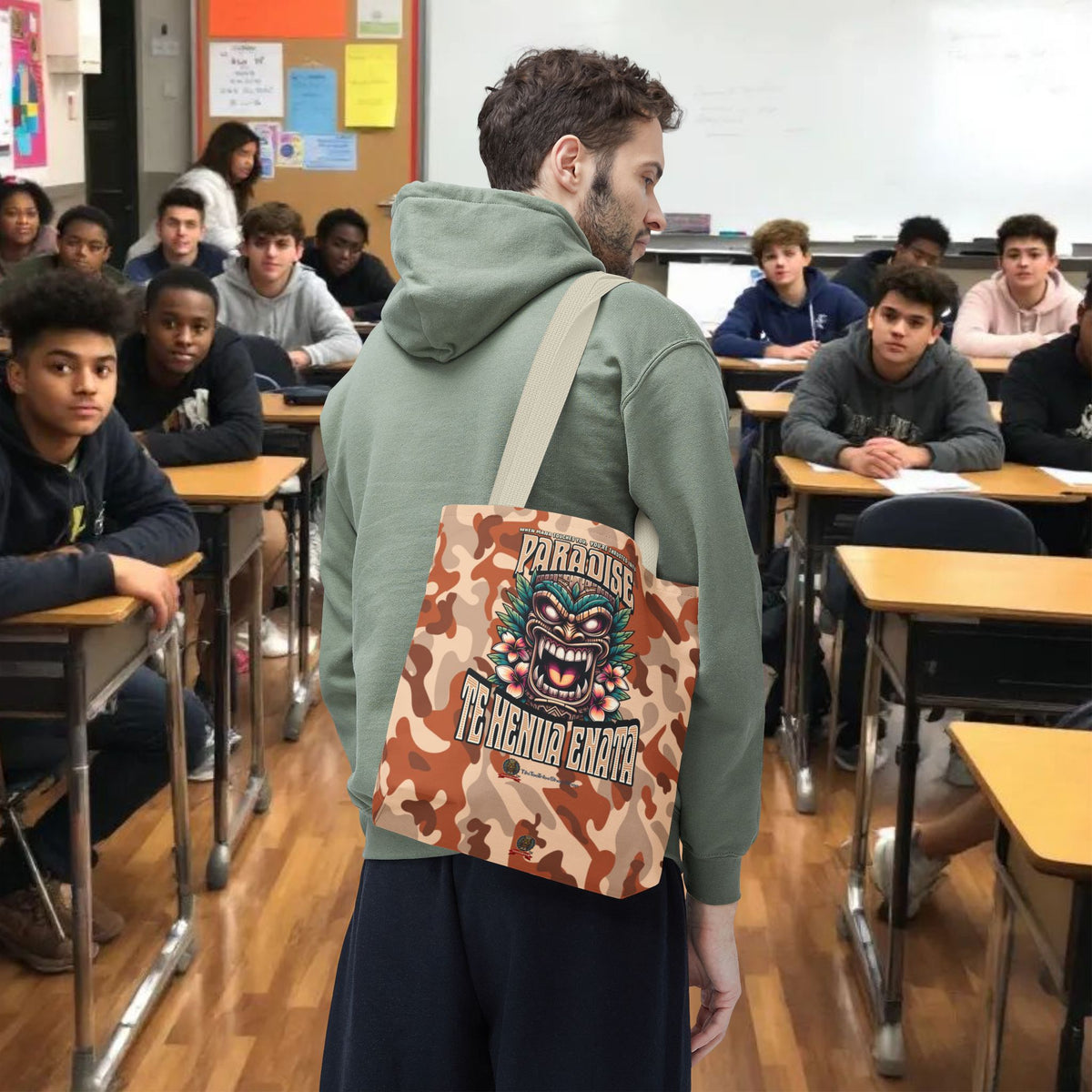 TE HENUA ENATA PARADISE Tote Bag