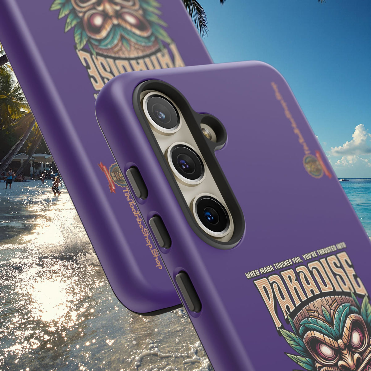 Te Henua Enata â Coque Antichoc Tiki Ancestral & Puissant