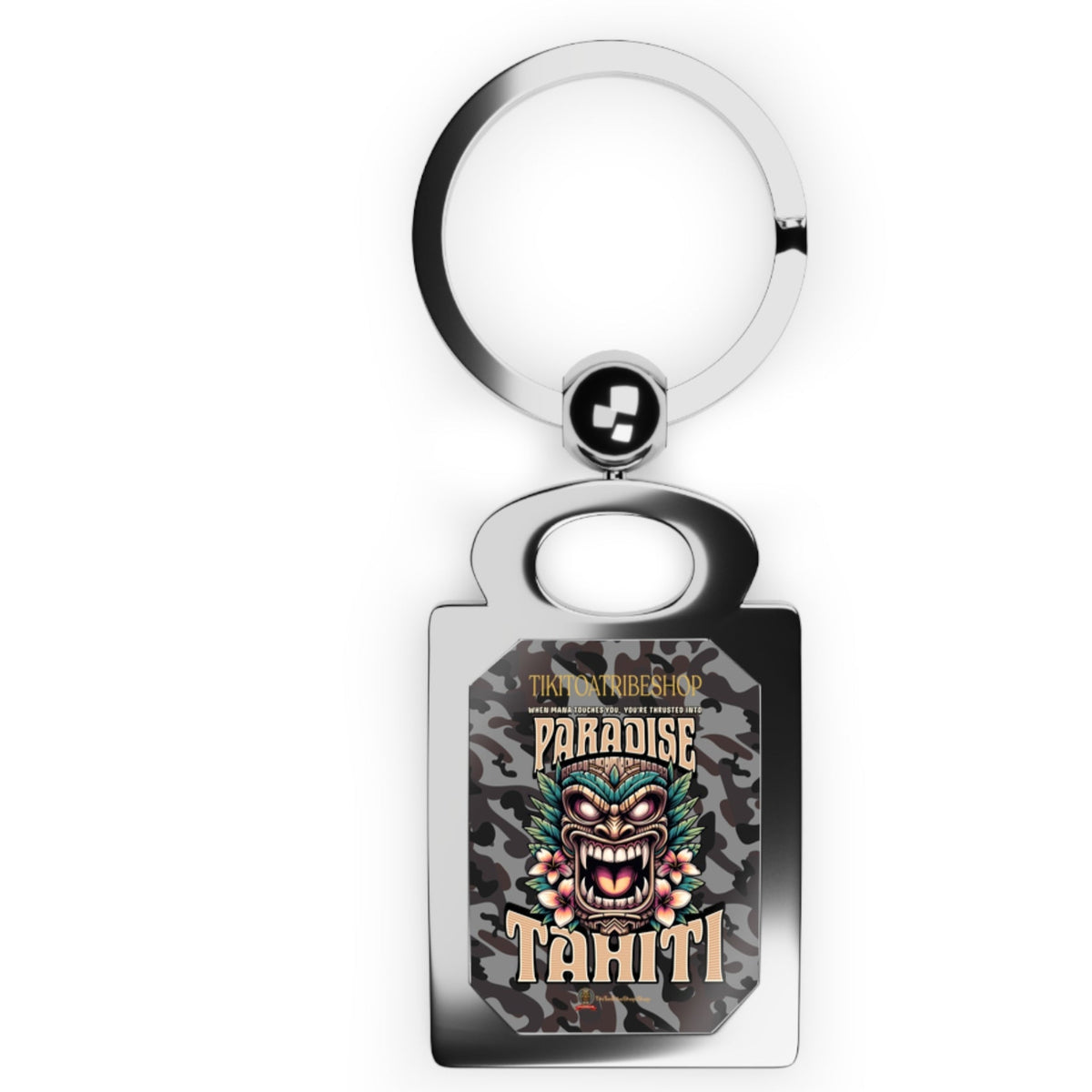 TAHITI — Mini Porte-clés Mana : Grand Porte-Bonheur Tribal