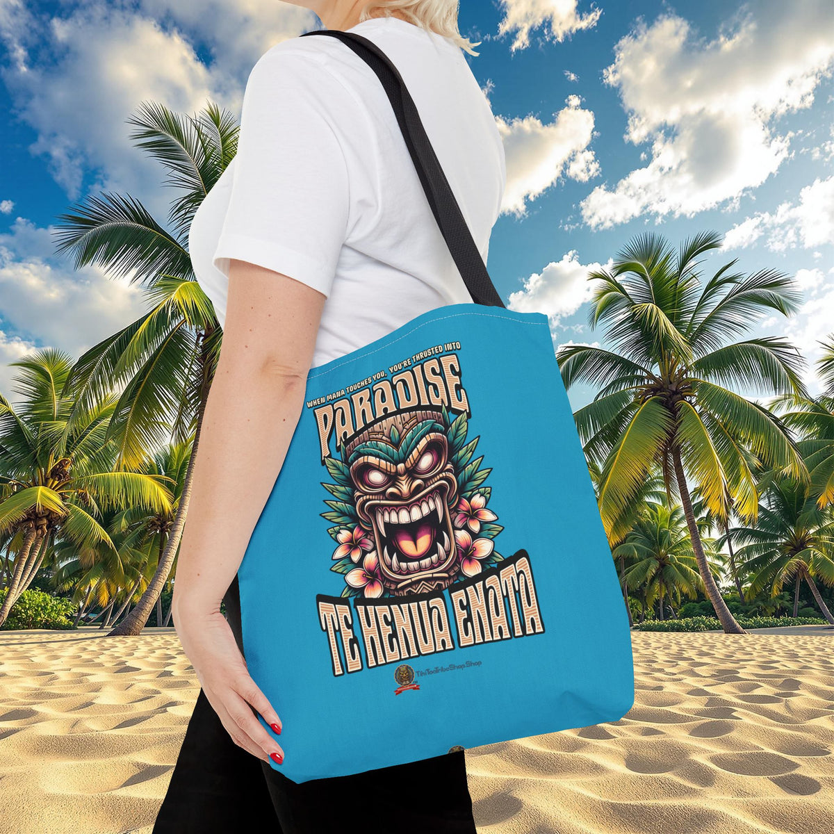 TE HENUA ENATA PARADISE Tote Bag