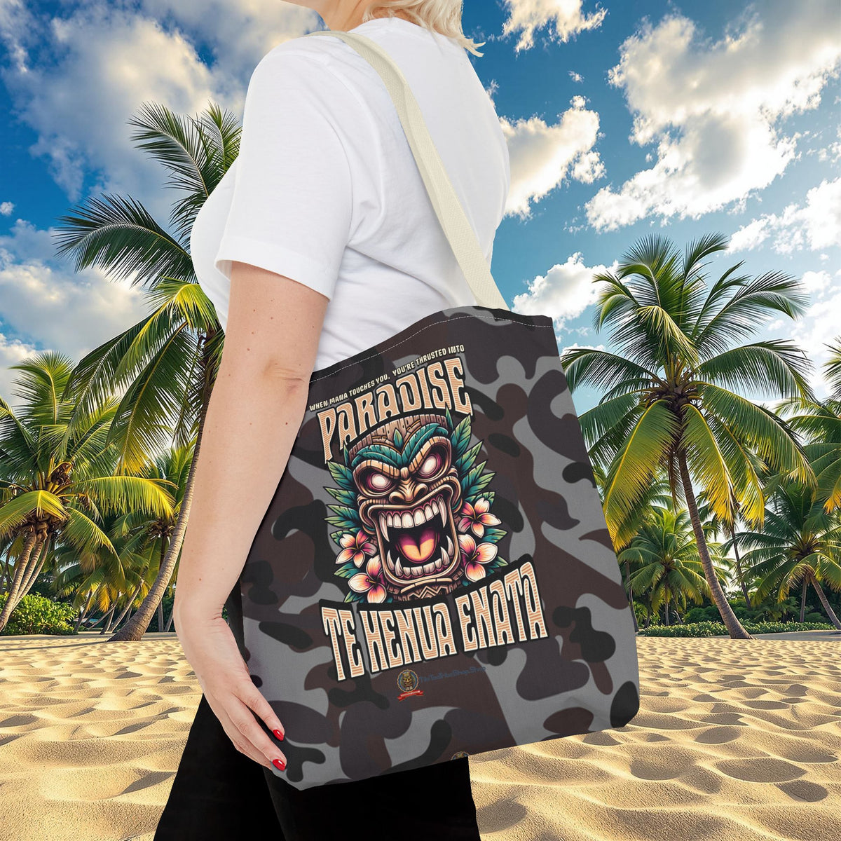 TE HENUA ENATA PARADISE Tote Bag