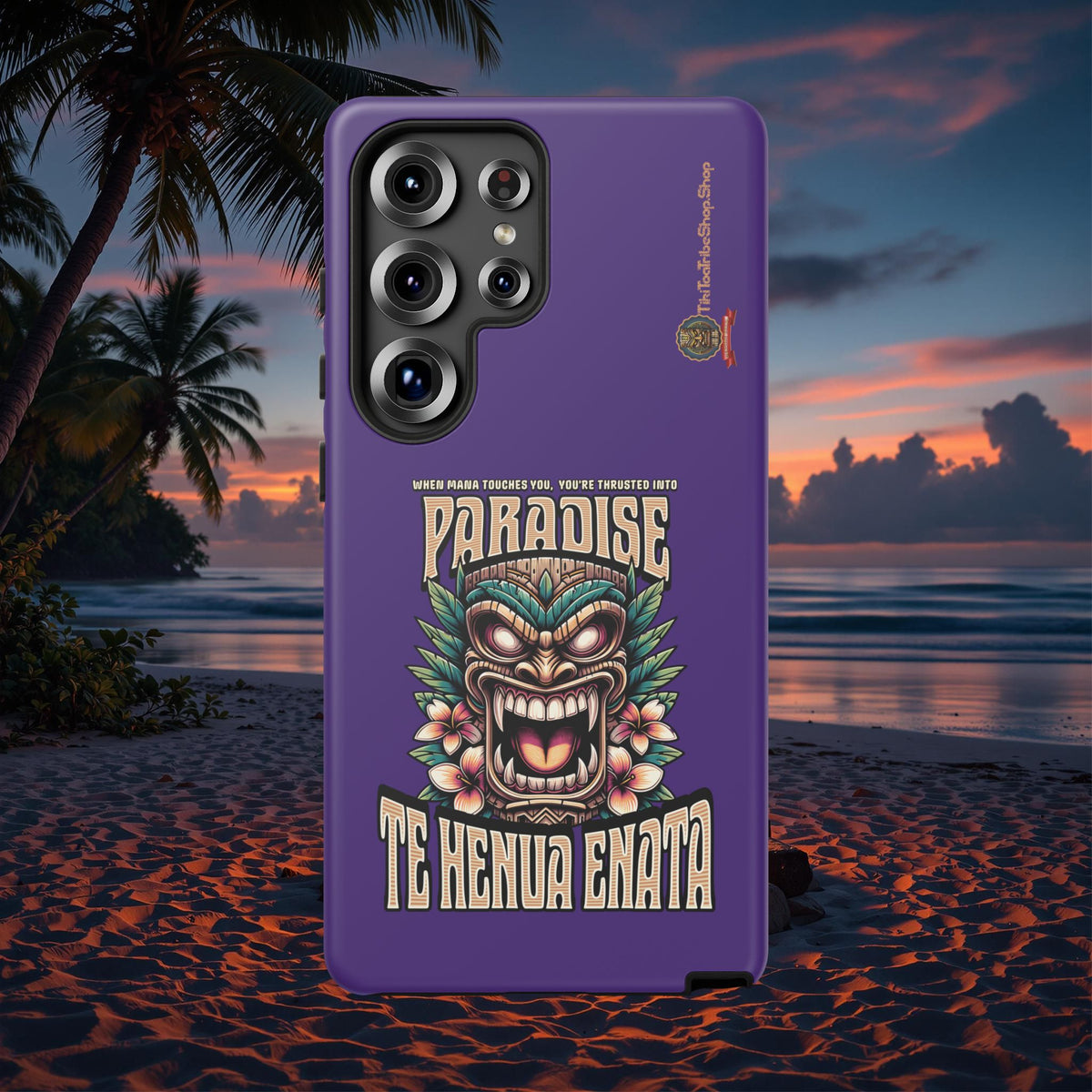 Te Henua Enata â Coque Antichoc Tiki Ancestral & Puissant