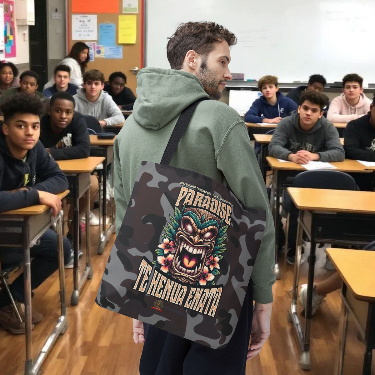 TE HENUA ENATA PARADISE Tote Bag