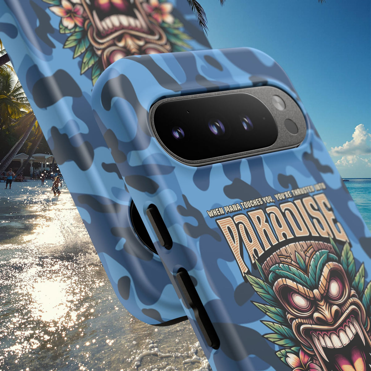 Ra’iatea – Coque Tiki Tribal de Protection Premium