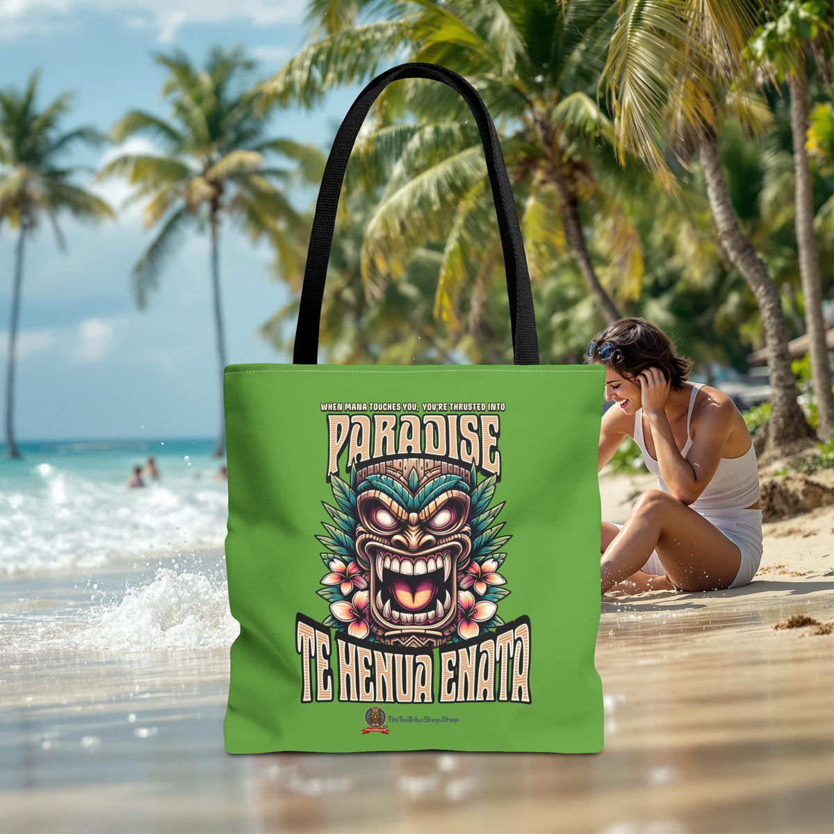 TE HENUA ENATA PARADISE Tote Bag