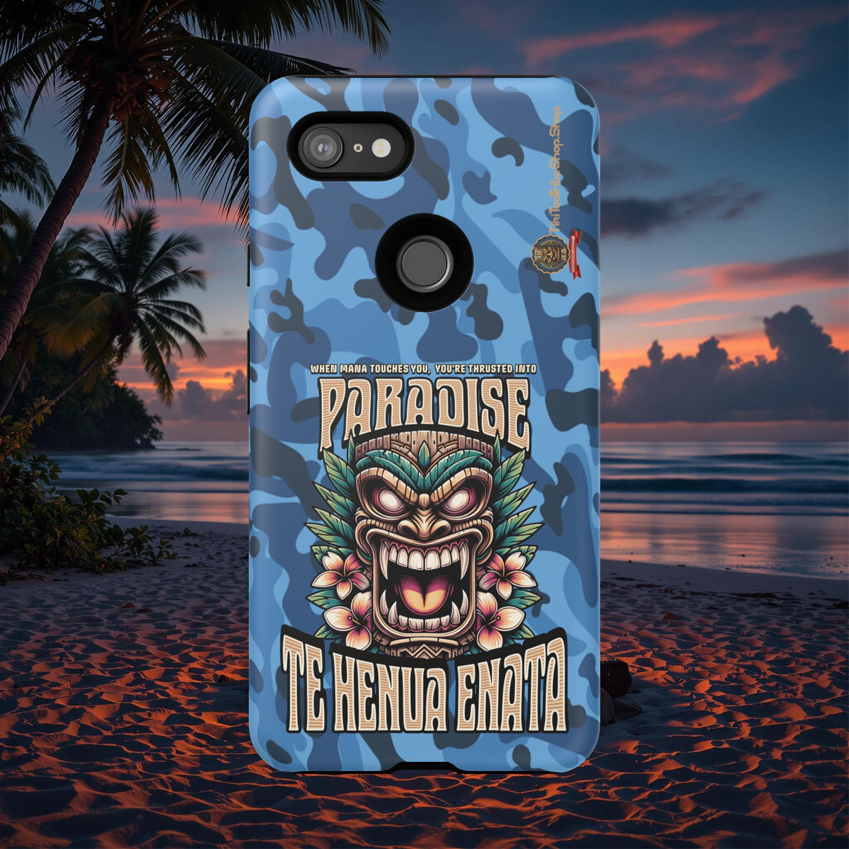 Te Henua Enata â Coque Antichoc Tiki Ancestral & Puissant