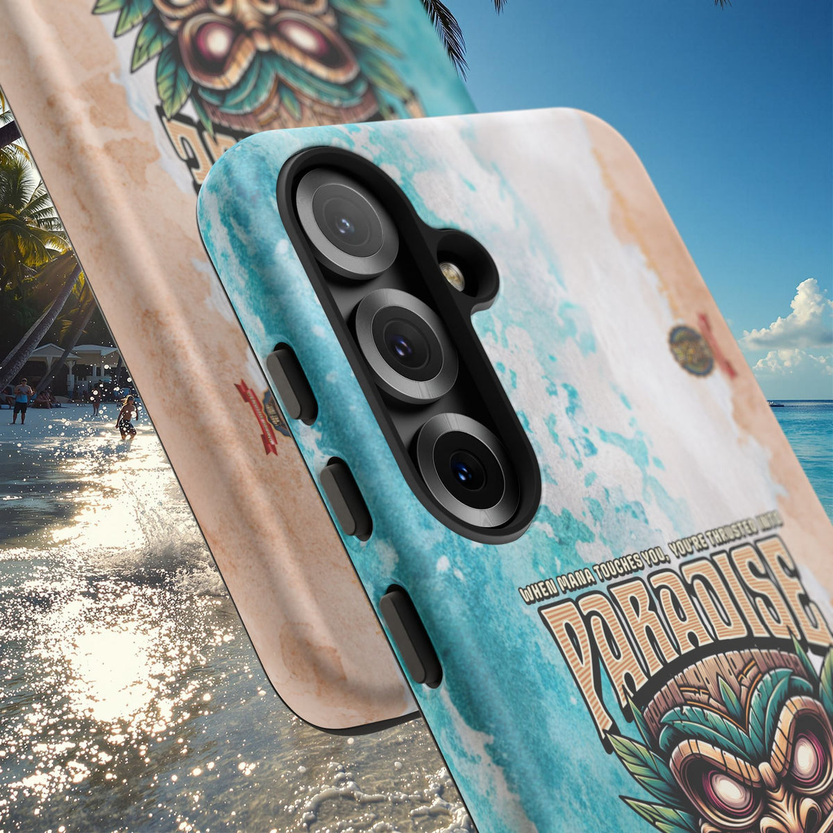 Bora Bora – Coque Antichoc Premium Tiki Élégance