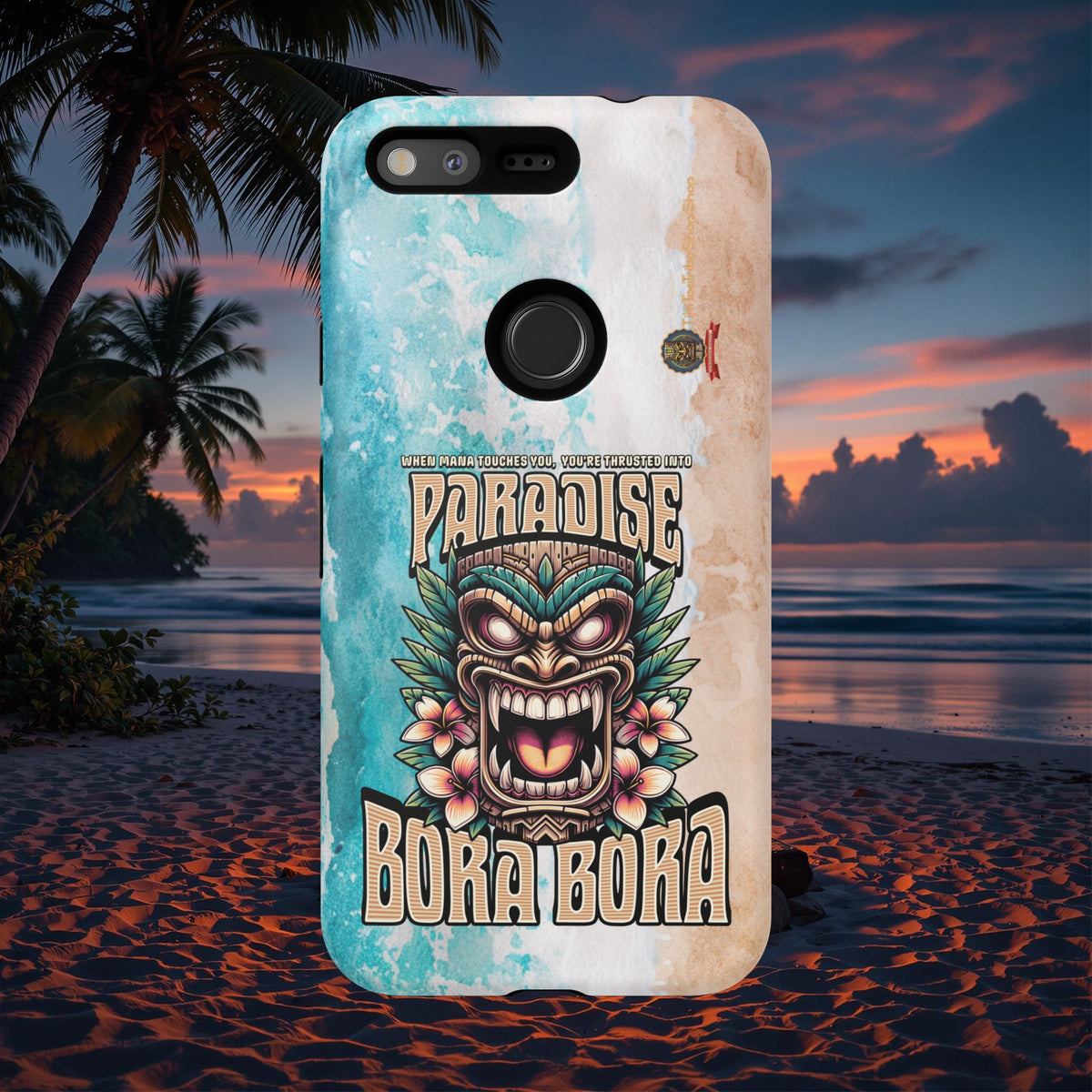 Bora Bora – Coque Antichoc Premium Tiki Élégance