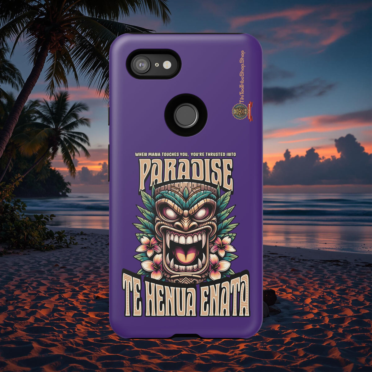 Te Henua Enata â Coque Antichoc Tiki Ancestral & Puissant