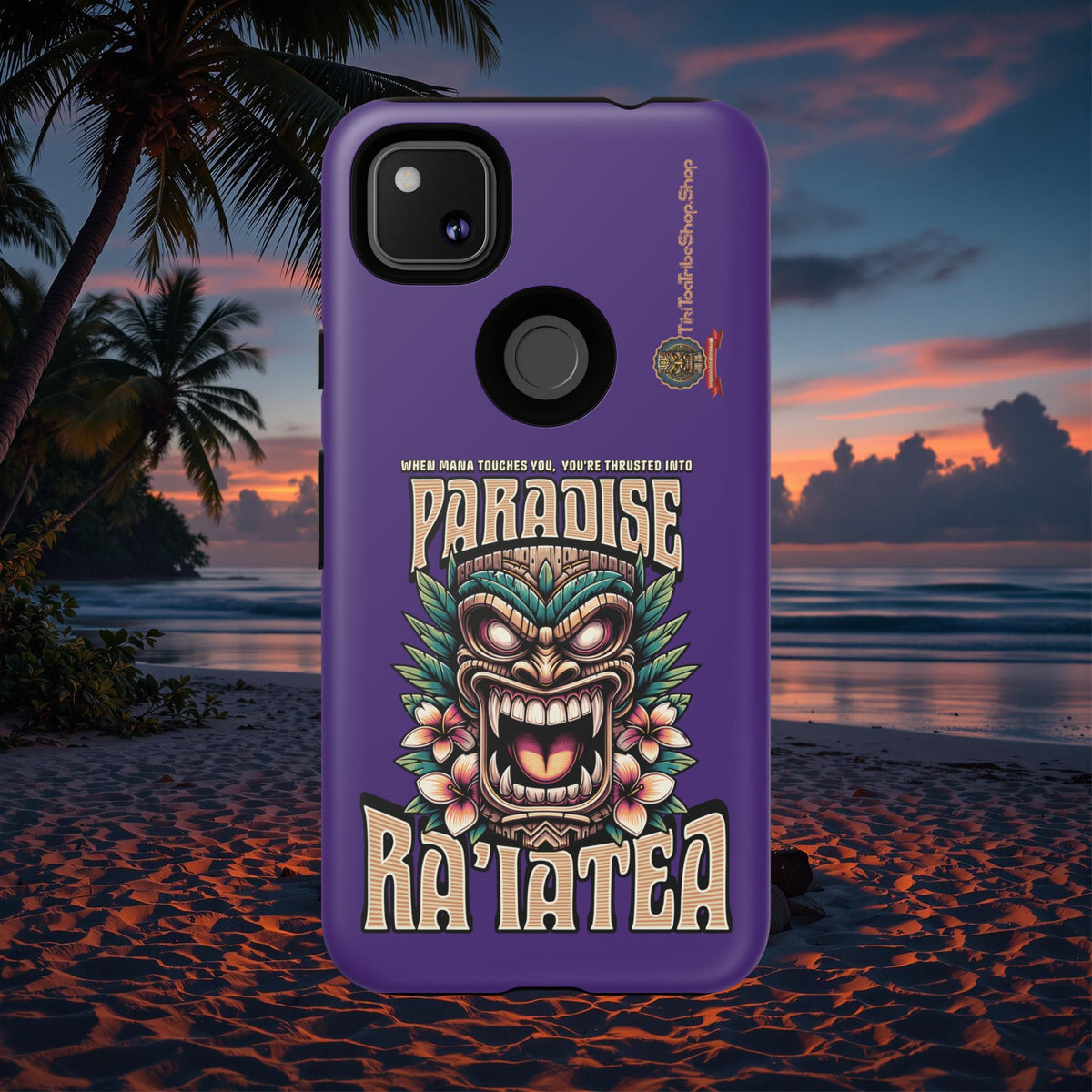 Ra’iatea – Coque Tiki Tribal de Protection Premium