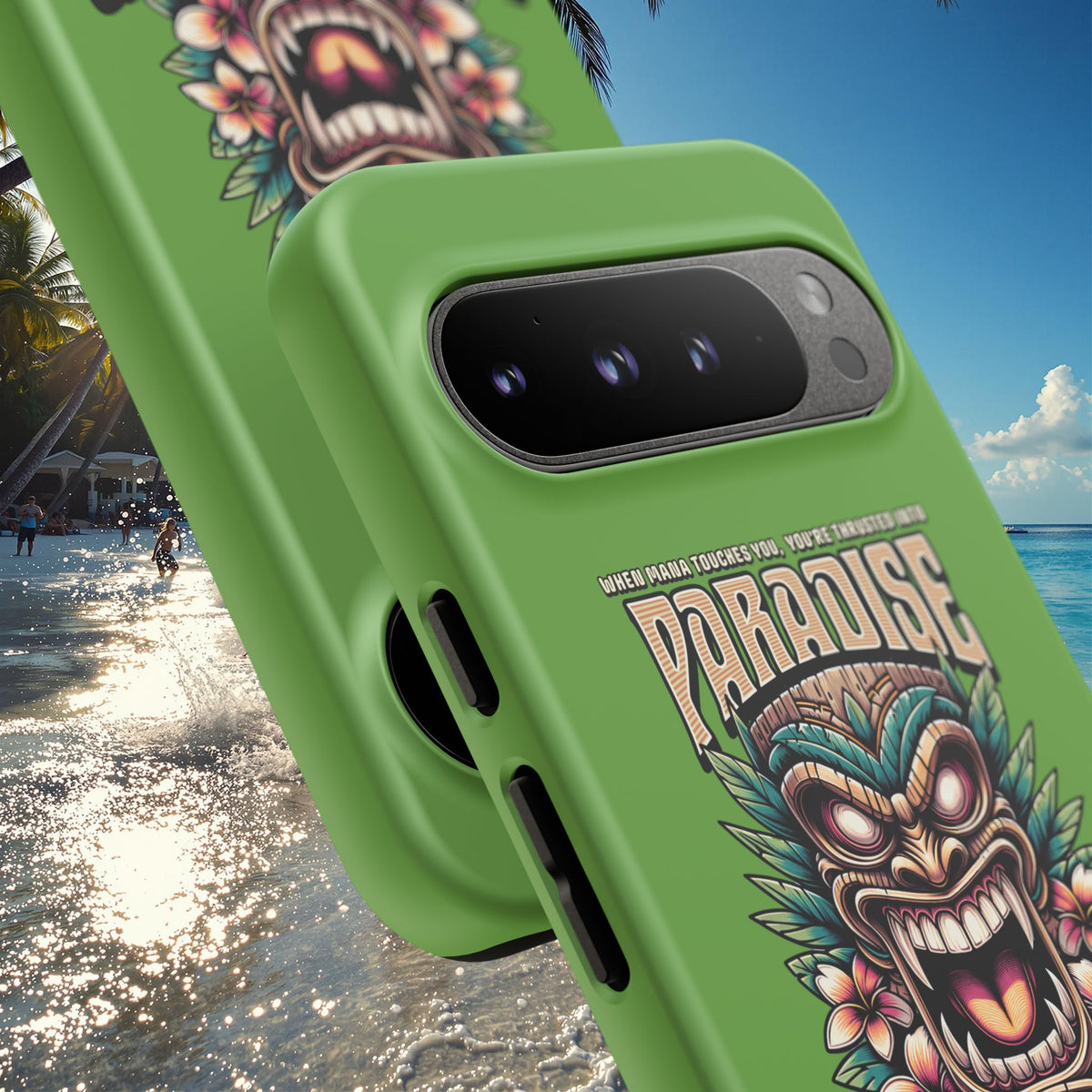 Te Henua Enata â Coque Antichoc Tiki Ancestral & Puissant