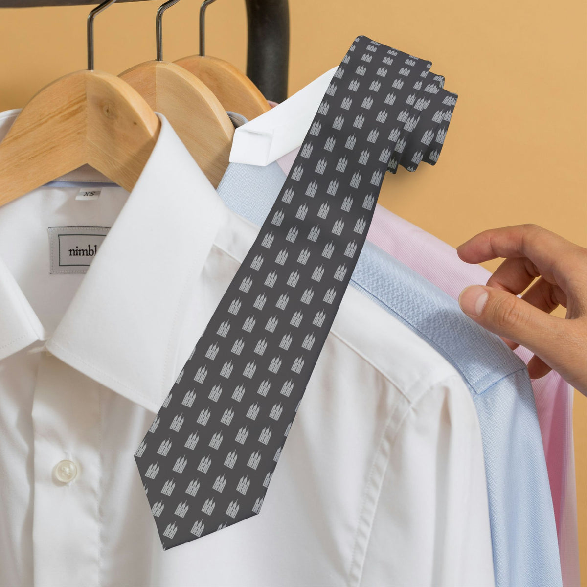 Temple & Moroni Inspiration Tie