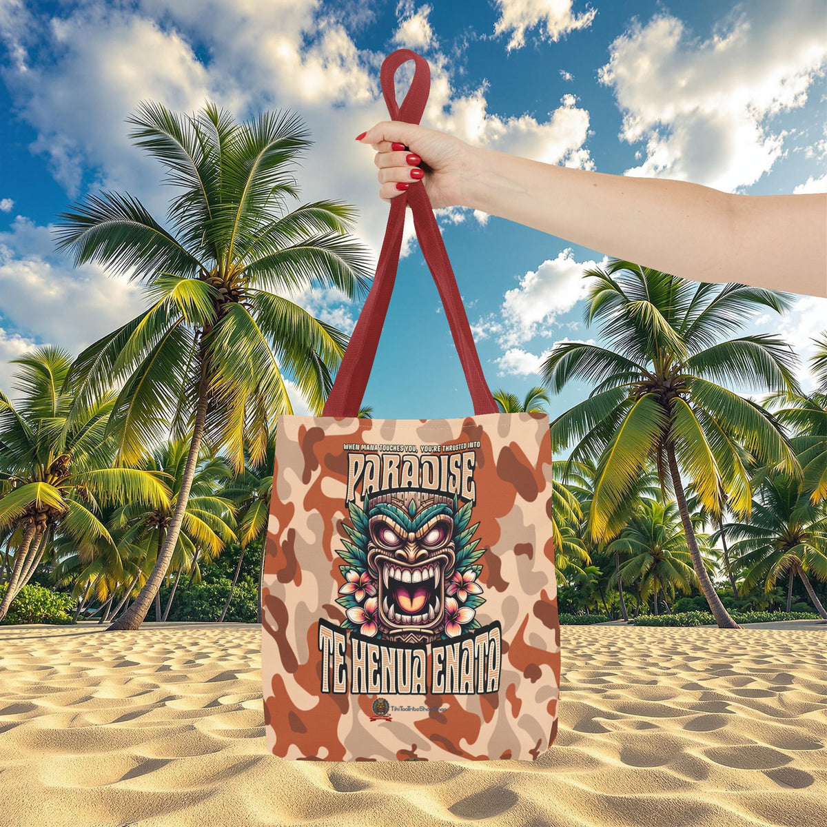 TE HENUA ENATA PARADISE Tote Bag