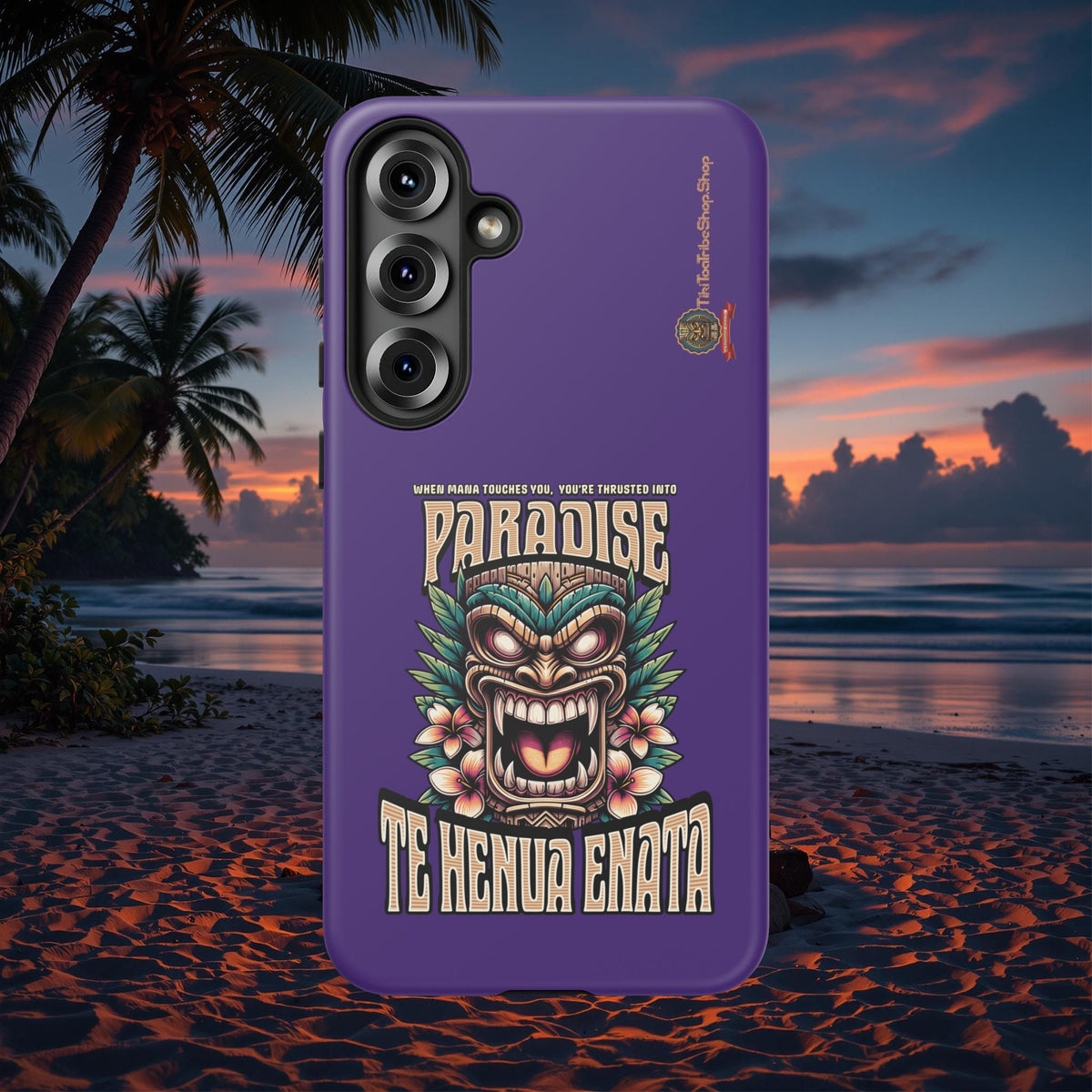 Te Henua Enata â Coque Antichoc Tiki Ancestral & Puissant