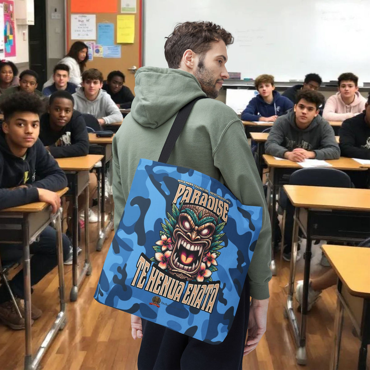 TE HENUA ENATA PARADISE Tote Bag