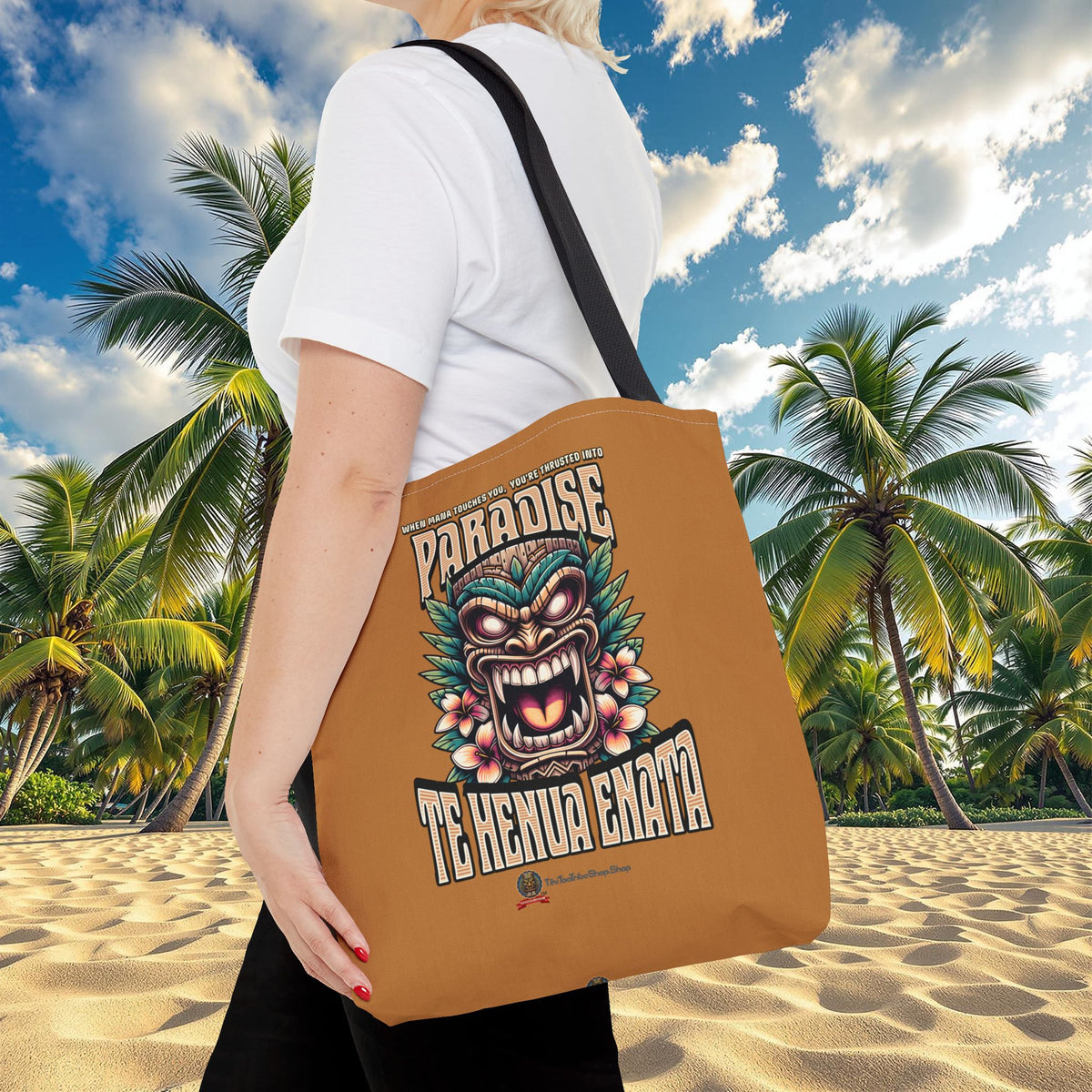 TE HENUA ENATA PARADISE Tote Bag