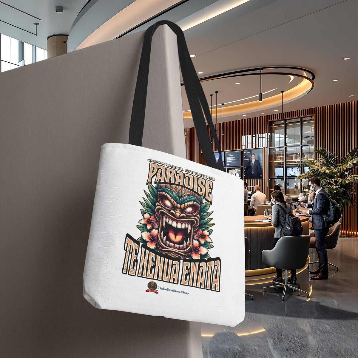 TE HENUA ENATA PARADISE Tote Bag