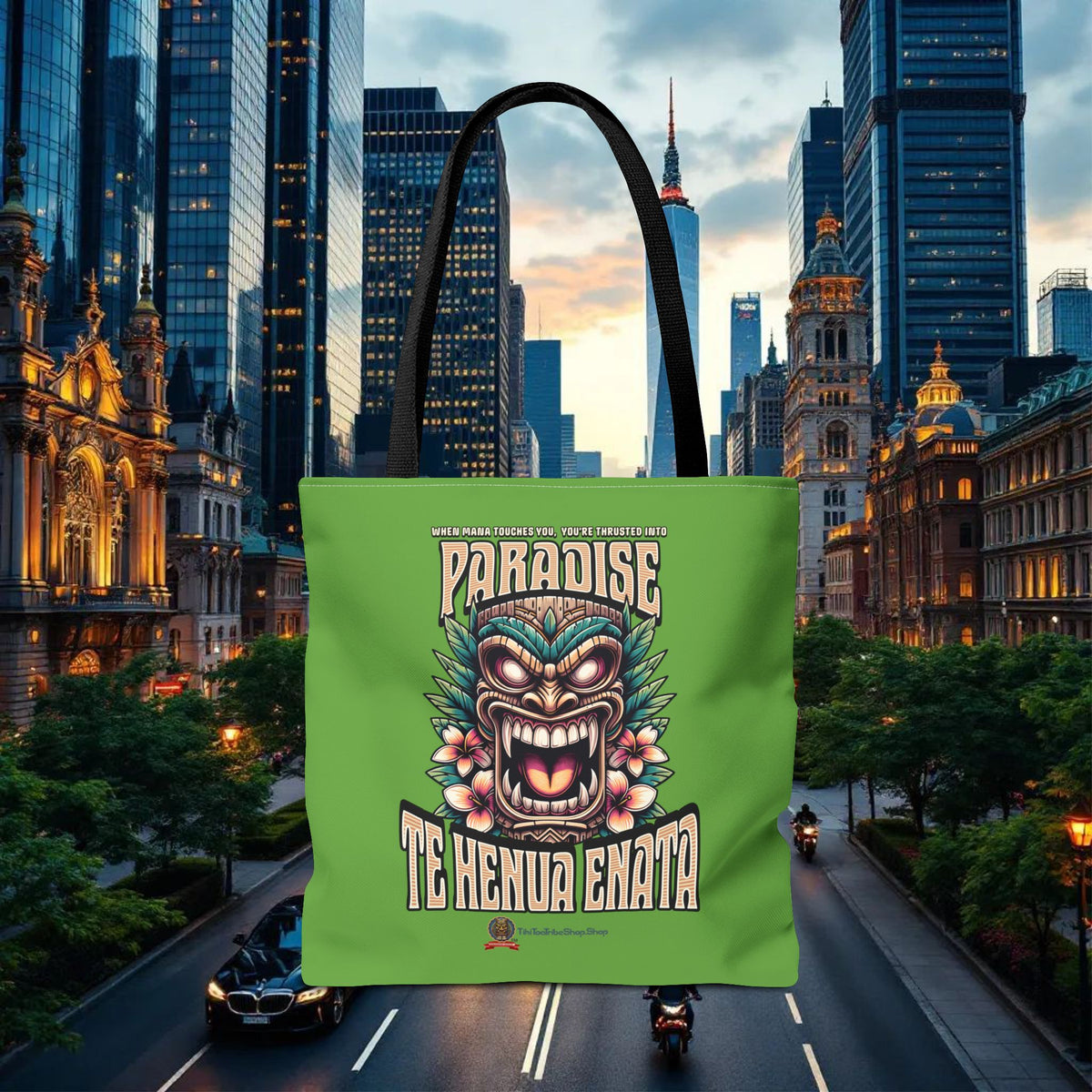 TE HENUA ENATA PARADISE Tote Bag