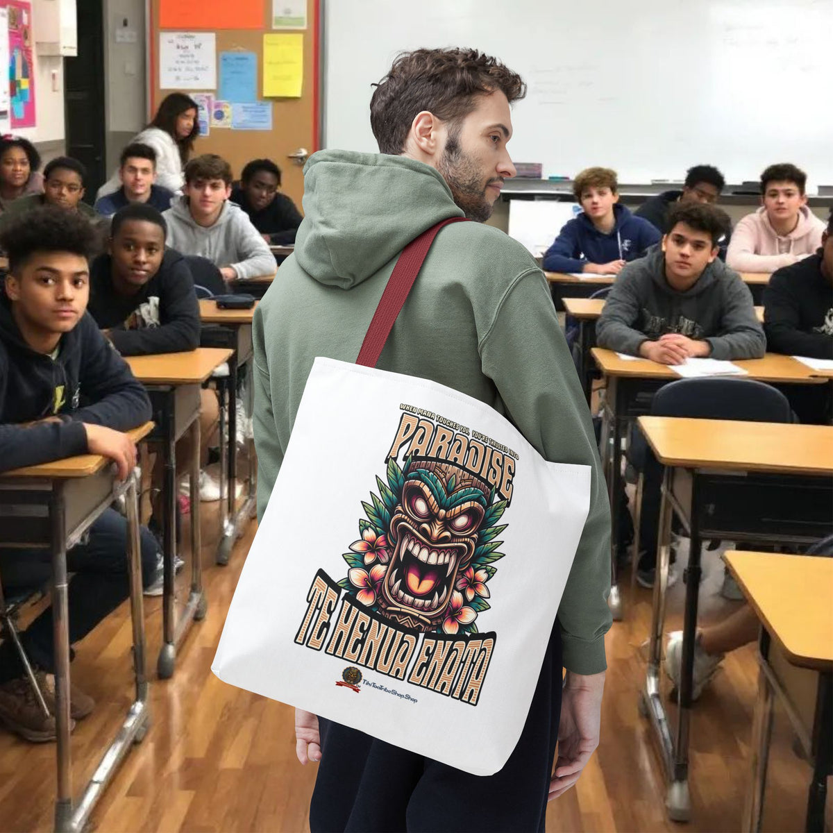 TE HENUA ENATA PARADISE Tote Bag