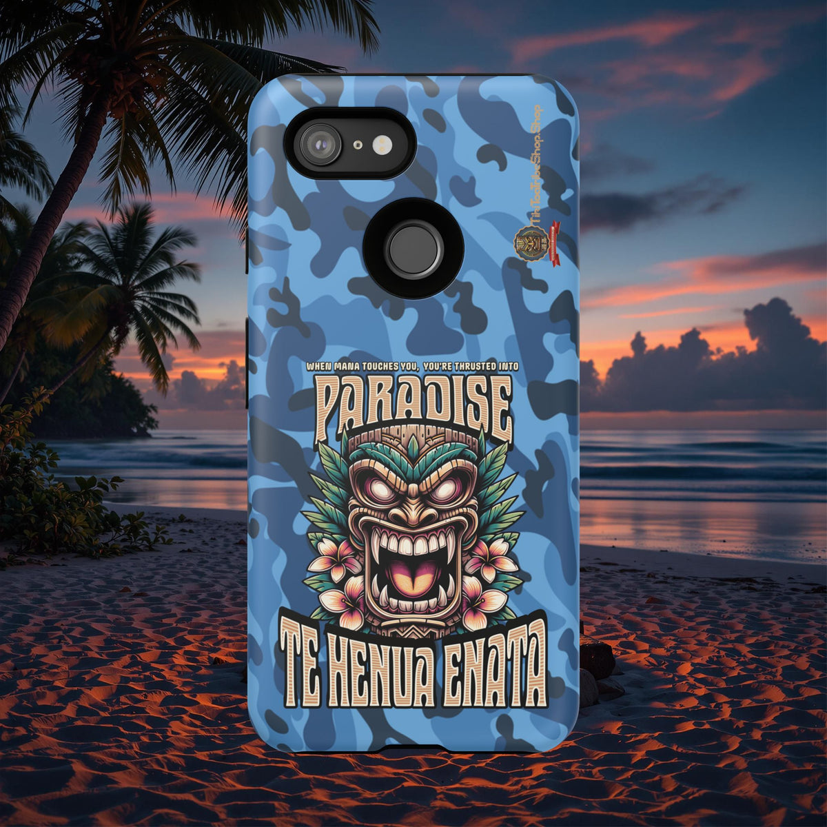 Te Henua Enata â Coque Antichoc Tiki Ancestral & Puissant