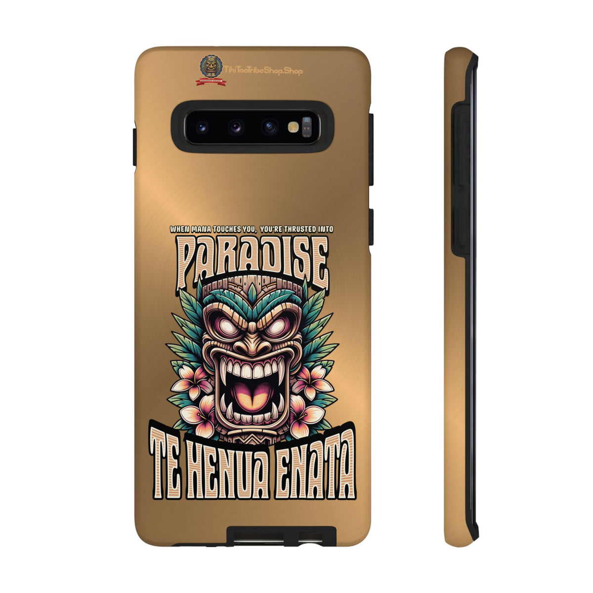 Te Henua Enata â Coque Antichoc Tiki Ancestral & Puissant
