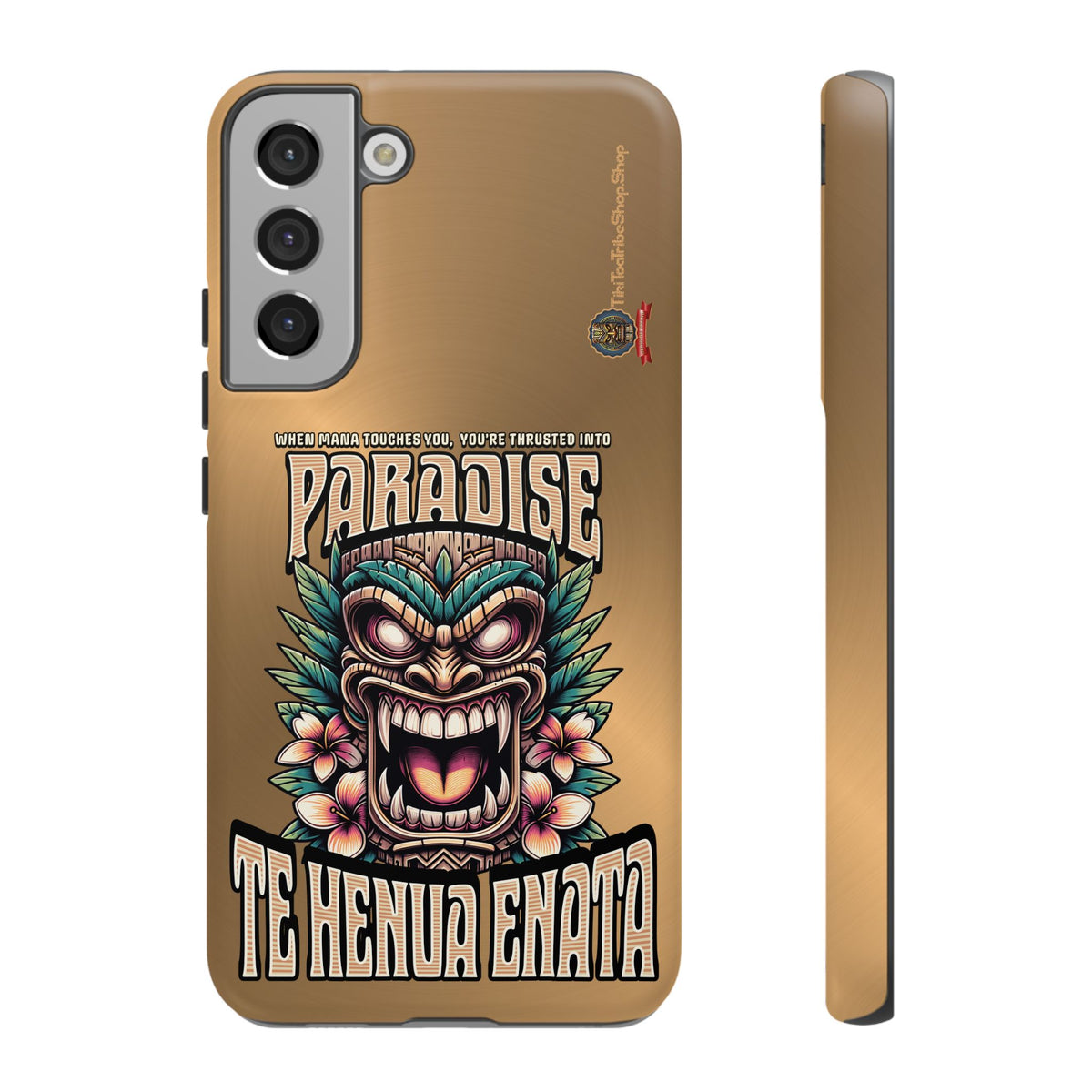 Te Henua Enata â Coque Antichoc Tiki Ancestral & Puissant