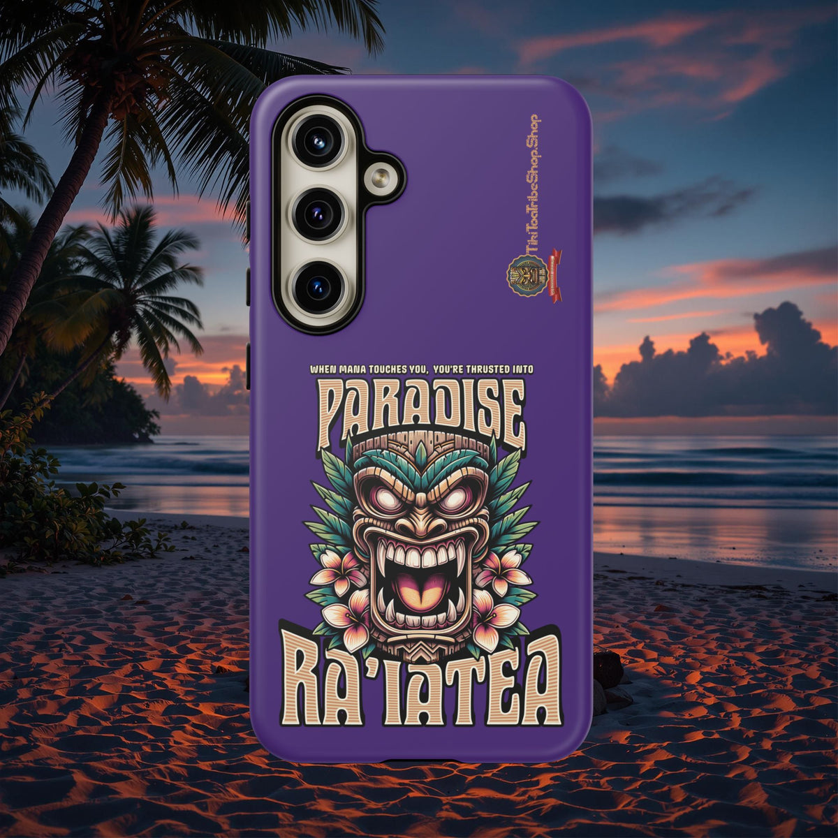 Ra’iatea – Coque Tiki Tribal de Protection Premium
