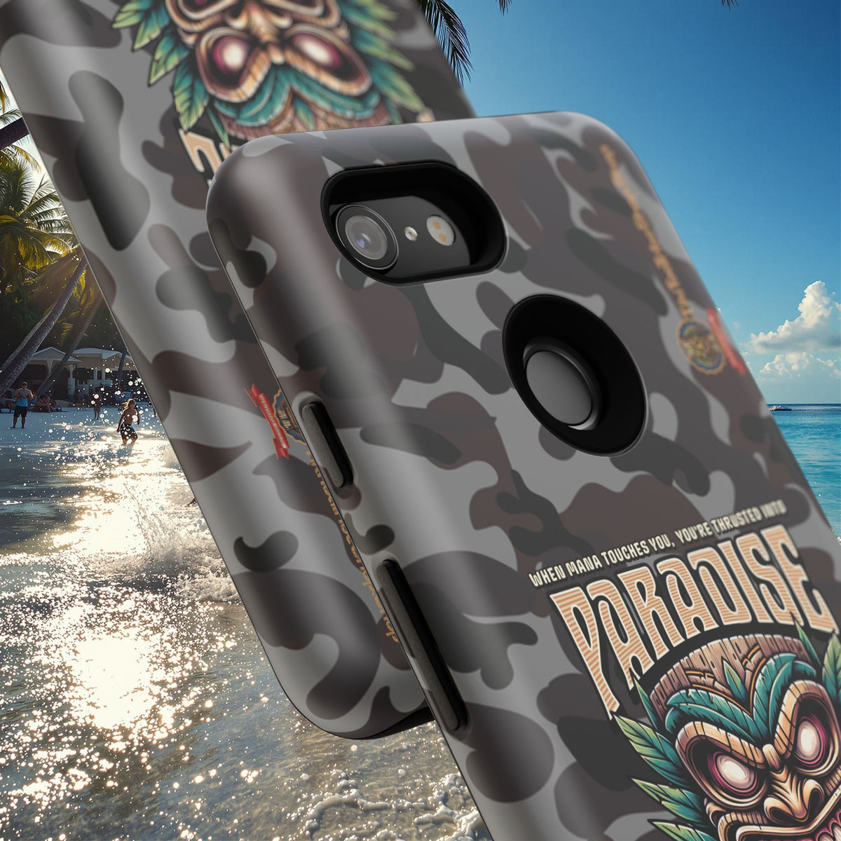 Ra’iatea – Coque Tiki Tribal de Protection Premium