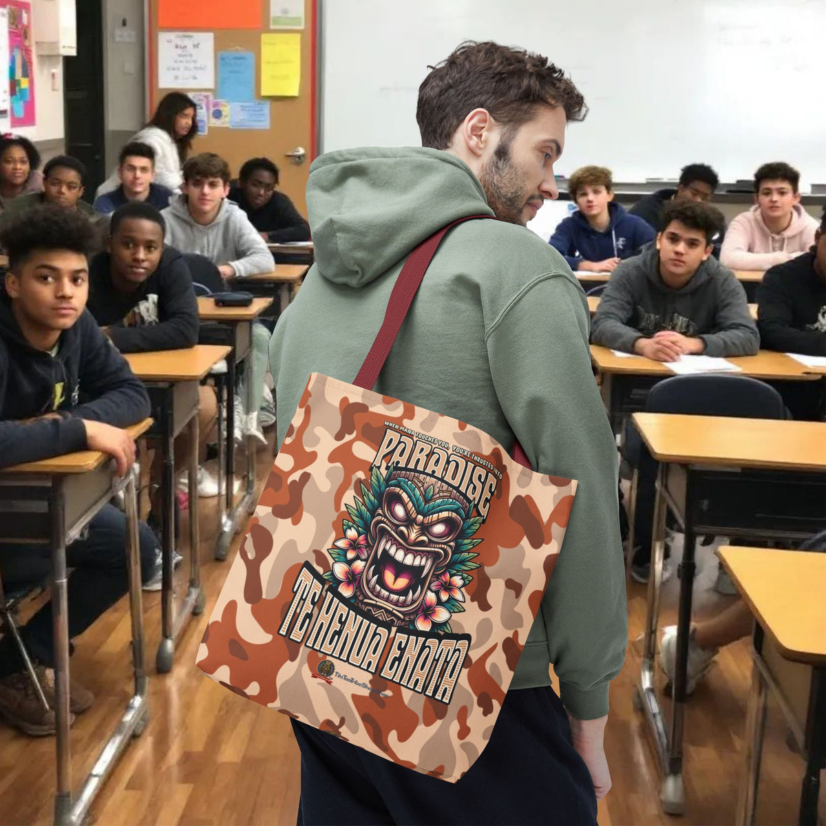 TE HENUA ENATA PARADISE Tote Bag