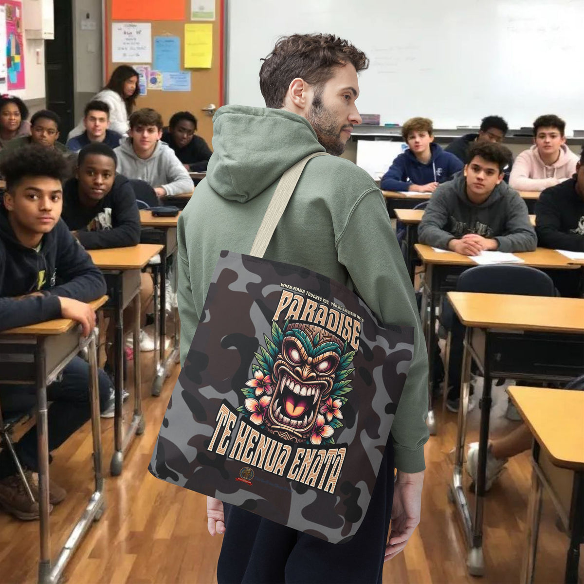 TE HENUA ENATA PARADISE Tote Bag