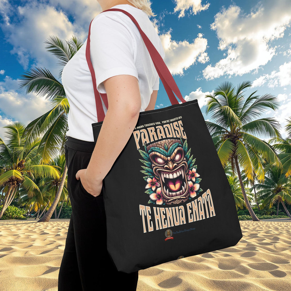 TE HENUA ENATA PARADISE Tote Bag