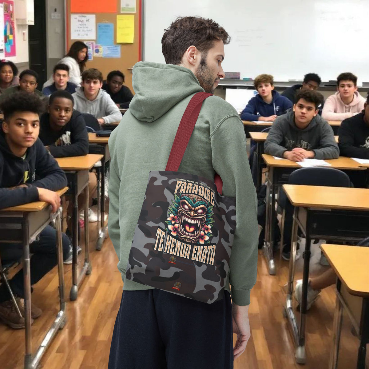 TE HENUA ENATA PARADISE Tote Bag