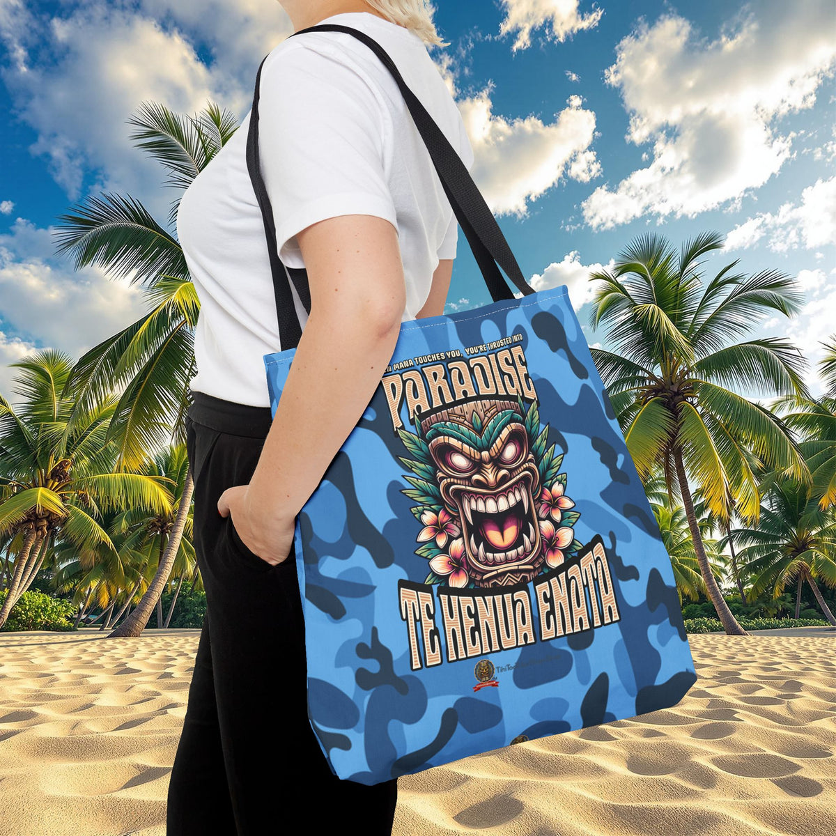 TE HENUA ENATA PARADISE Tote Bag