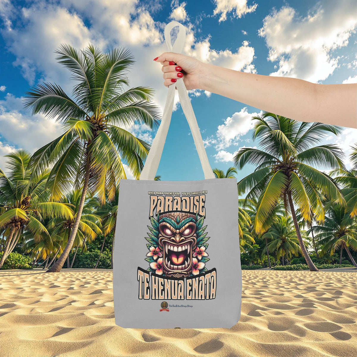 TE HENUA ENATA PARADISE Tote Bag