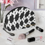 Trousse de Rangement Motif Houndstooth