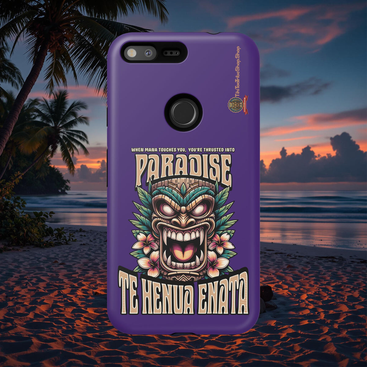 Te Henua Enata â Coque Antichoc Tiki Ancestral & Puissant