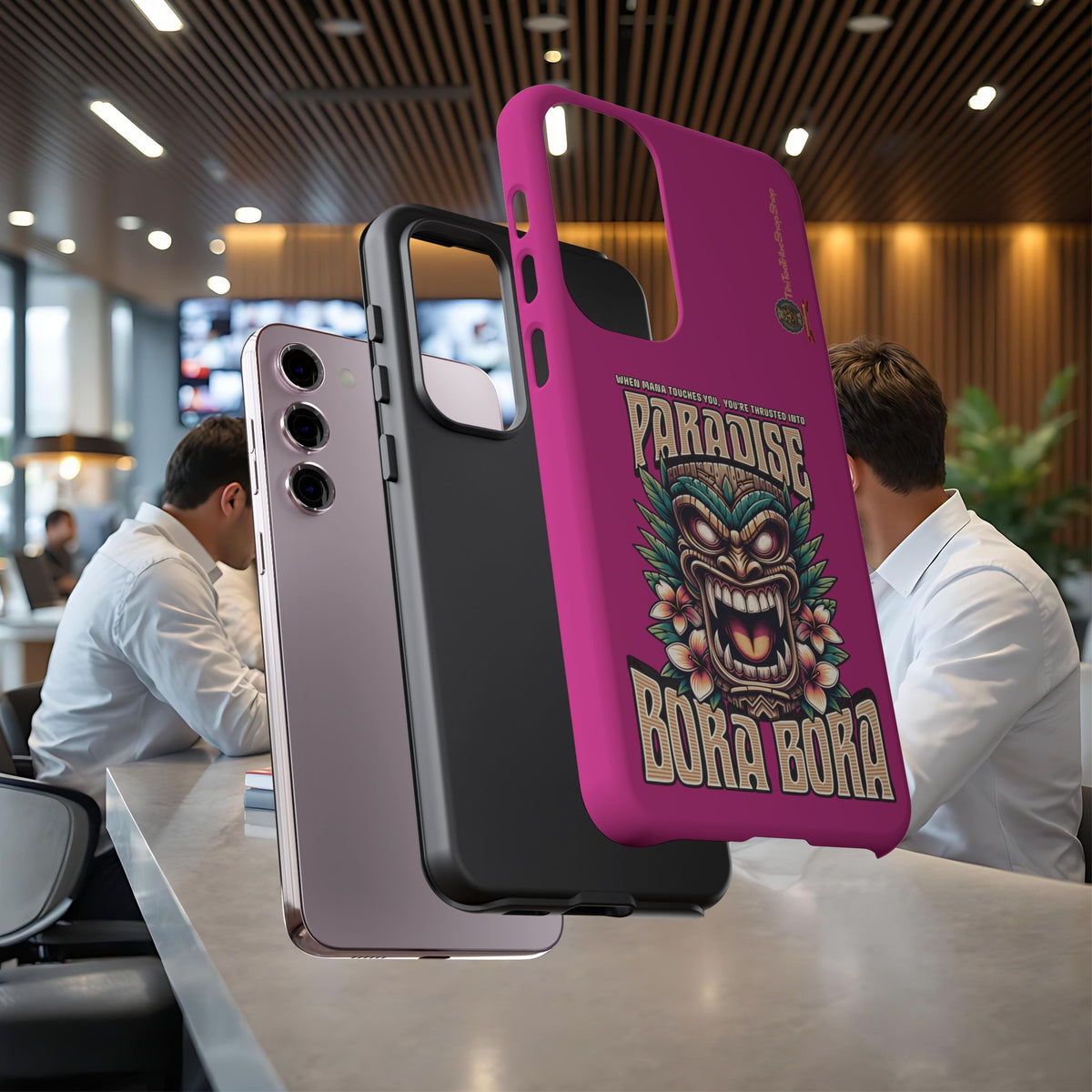 Bora Bora – Coque Antichoc Premium Tiki Élégance