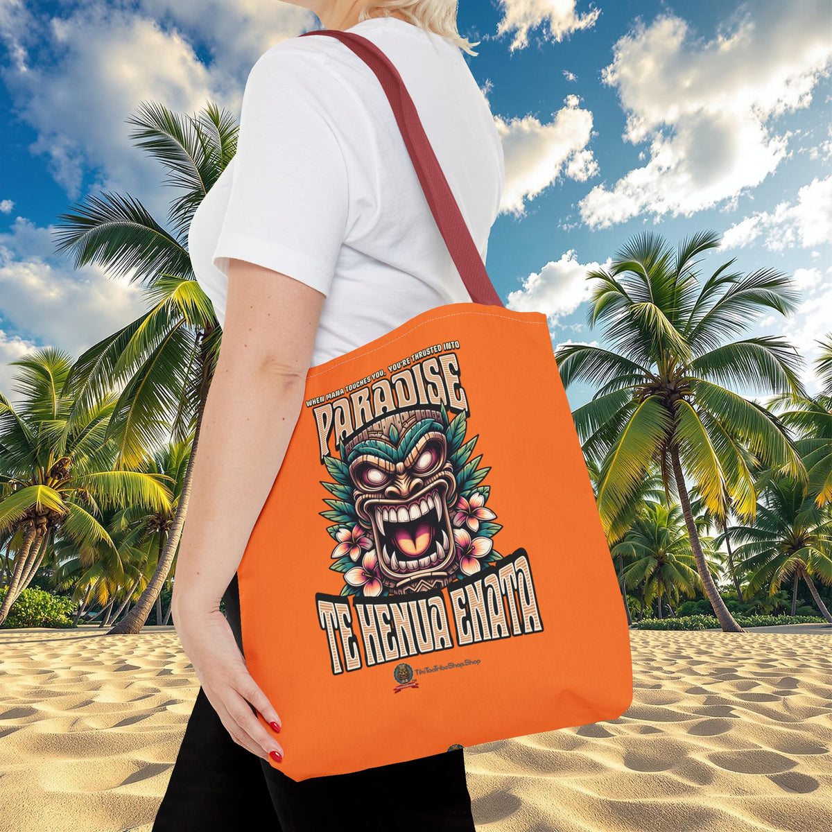 TE HENUA ENATA PARADISE Tote Bag