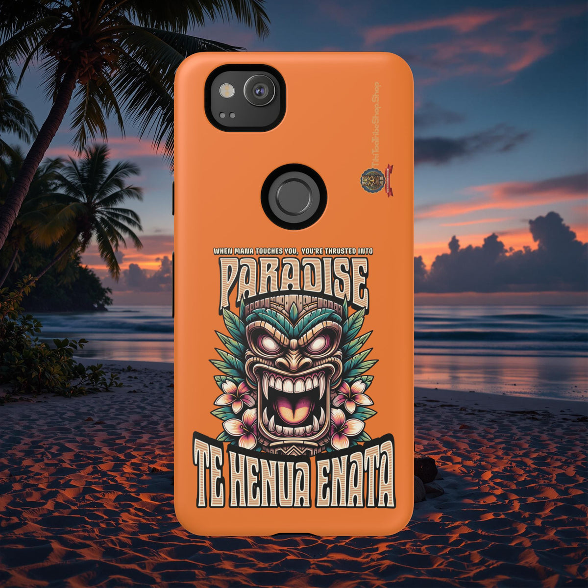 Te Henua Enata â Coque Antichoc Tiki Ancestral & Puissant
